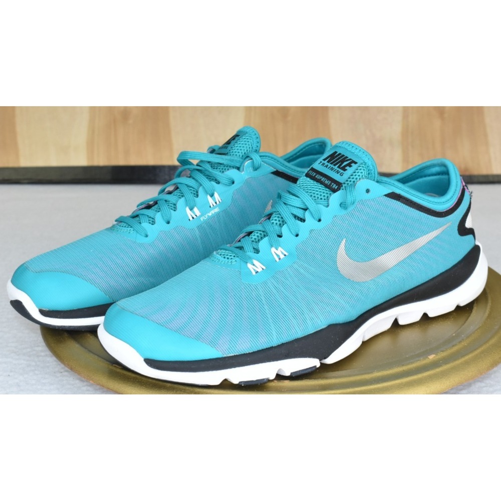 Nike Training Flex Supreme TR4 Women Shoes Size 10 Turquoise Sneakers 819026-300